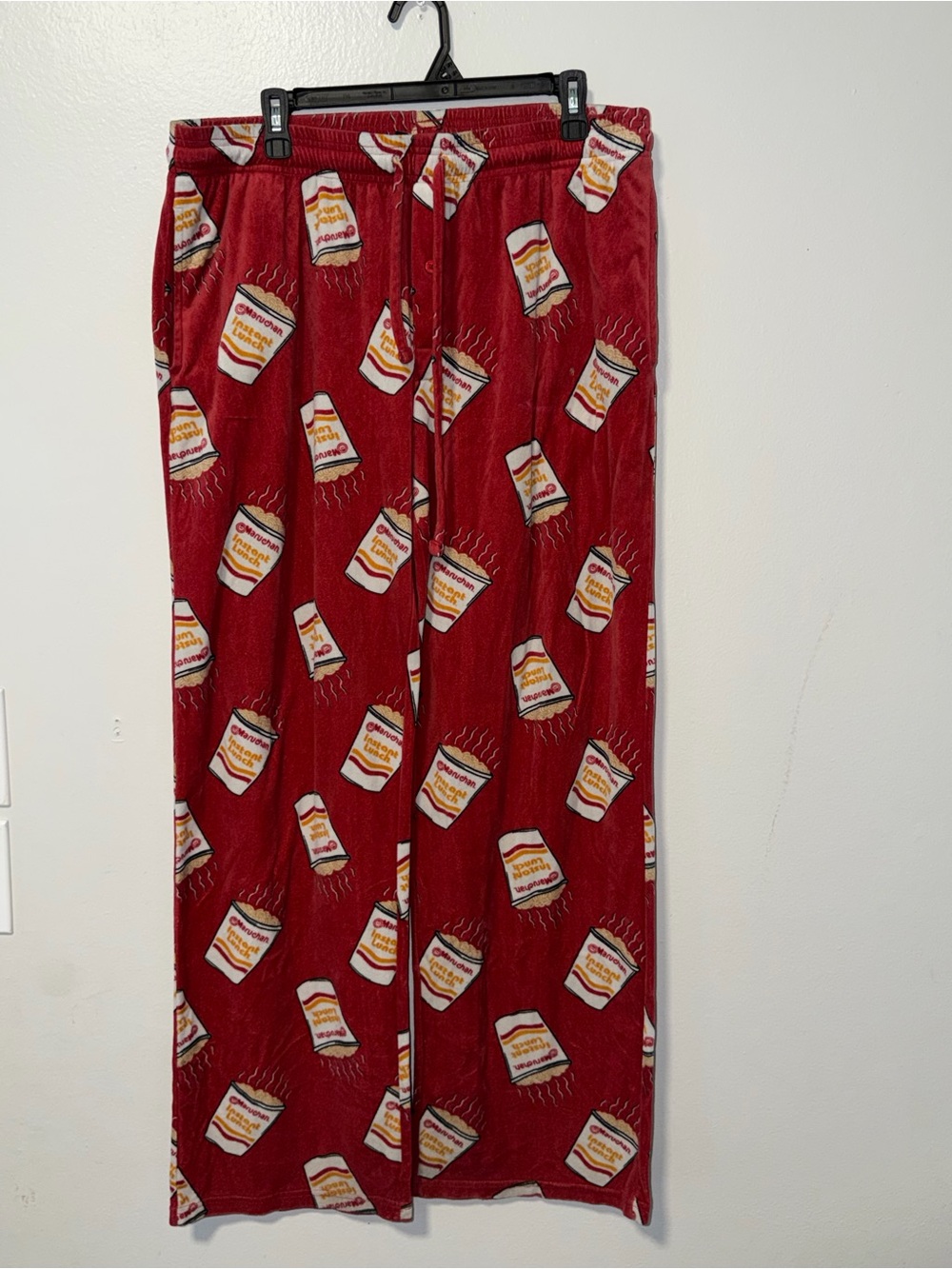 Mens Red Cozy Pajama Pants XL